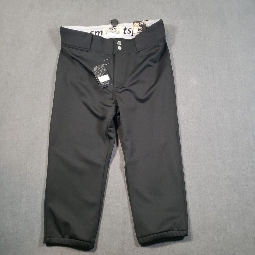Smash It Sports Softball‎ Pants Womens L Black Stretch Athletic Knickers NWT